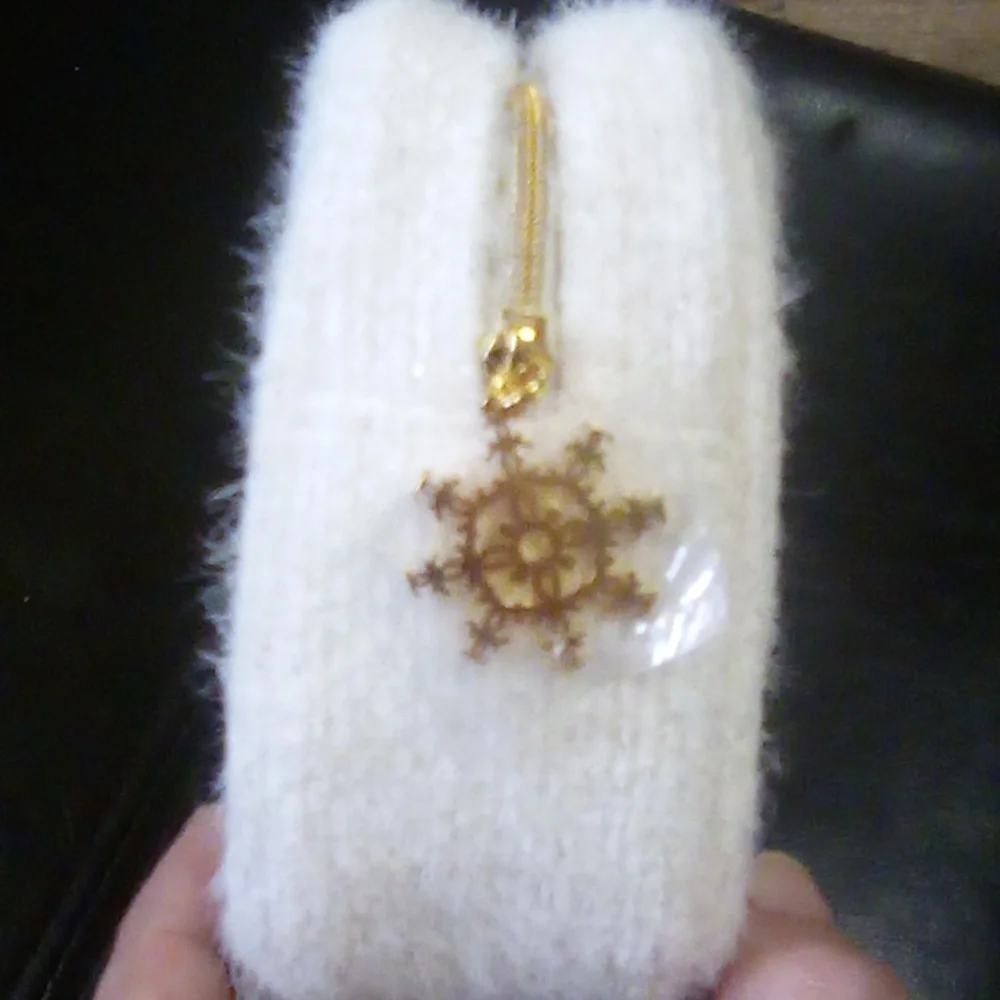 Chanel  Cosmetic Bag With Snowflake Charm New Bonus Random Beauty Items